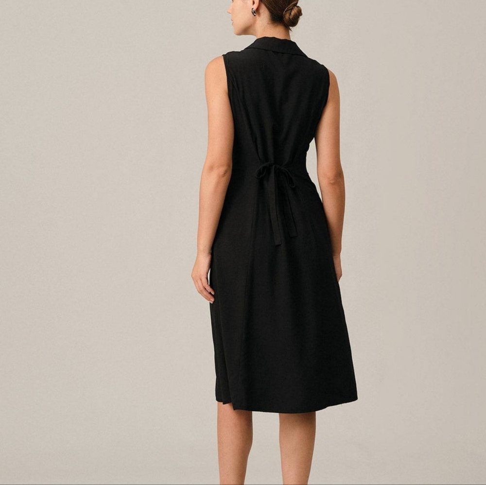 V-Neck Tunic Midi Dress - Picture 3 of 5
